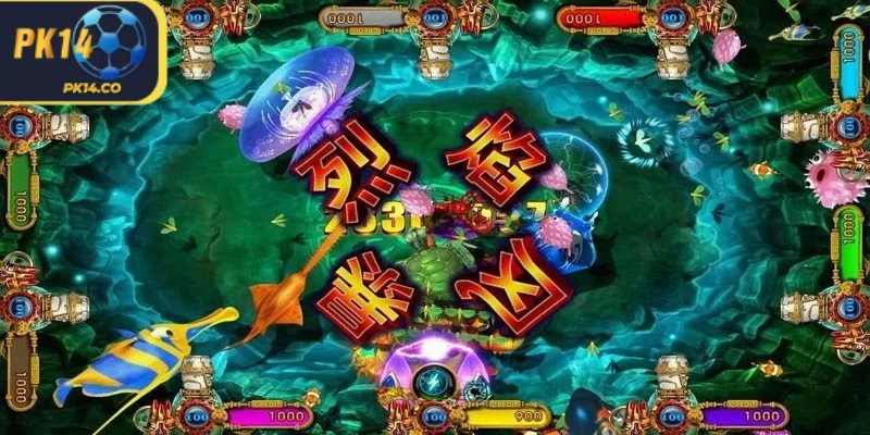 Máy Bắn Cá - Thế Giới Giải Trí Lý Tưởng Nên Chinh Phục 2 Với máy bắn cá 8 người xuất hiện đa dạng vật phẩm và sinh vật biển